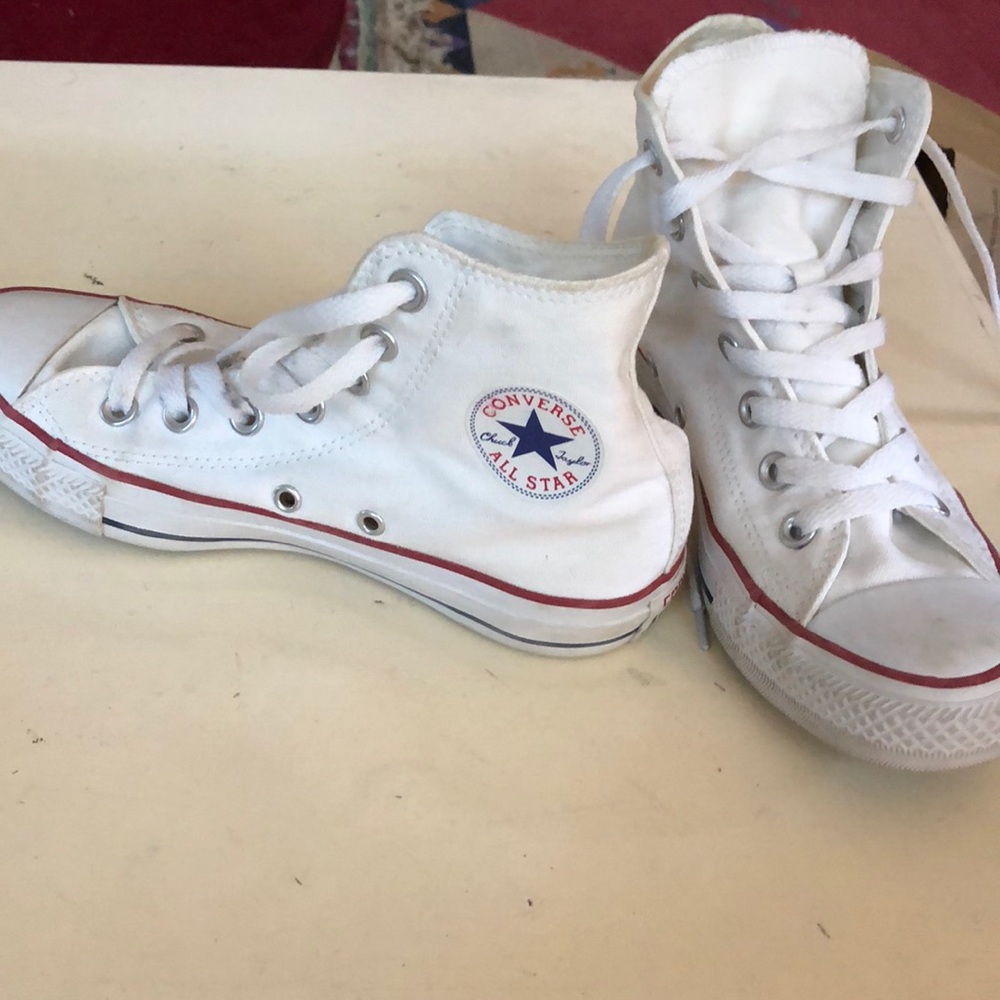 White High Top Converse
